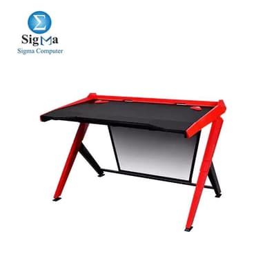 DXRACER GAMING DESK – BLACK/RED - View 4