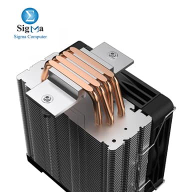 Xigmatek EPIX II 120mm RGB CPU Air Cooler 4x 6mm heat pipes 225W TDP 69.3 CFM airflow 28.6 dBA Intel AMD compatible. - View 3