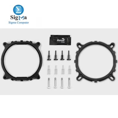AeroCool Verkho 4 140W TDP 3 6mm heat pipes 120mm PWM fan 800 2000 RPM 56.4 CFM airflow 27 dBA Intel AMD socket support. - View 3