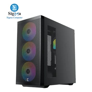 Xigmatek Osiris Prime 750W E-ATX case with 360mm radiator 400mm GPU 180mm CPU cooler 11-fan support vertical GPU paired with 750W 80 Gold PSU 62.5A 12V - View 7