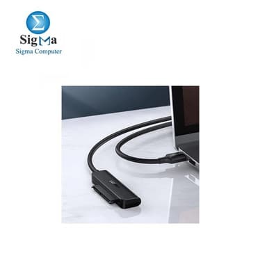 Ugreen adapter 2.5 '' SATA III 3.0 HDD SSD - USB Type C 3.2 Gen 1 (SuperSpeed USB 5 Gbps) adapter black 70610 - View 2
