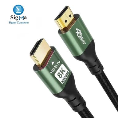 COUGAR-EGY HDMI Cable 15M Supports 8K ULTRA HD CABLE WITH ETHERNET | Advanced Digital Audio/Video Cable | High Performance | High Speed Cable | Version 2.1V - View 2