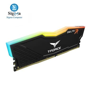 Team T-Force Delta RGB DDR4 8GB 3200MHz CL16, 1.35V, aluminum heat spreader, 120° RGB lighting, XMP 2.0 - View 4