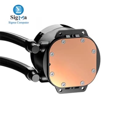 Antec VORTEX LUM 360 Black 360mm ARGB Liquid Cooler 3 120mm Fans 2800 RPM Pump 280W TDP Intel AMD Support Low Noise - View 4