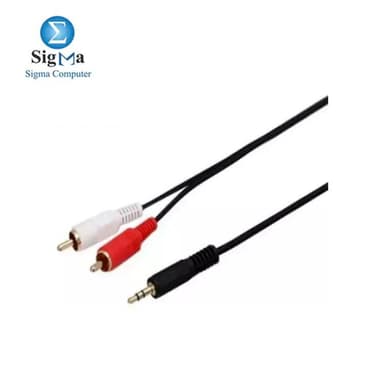 HP AUX 3.5mm to 2RCA Cable 3.0 m - View 2