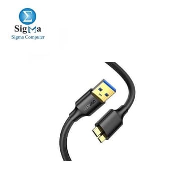 UGREEN 10841 US130 USB 3.0 A Male to Micro USB 3.0 Male 1m Cable -Black - View 1