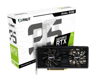 Palit GeForce RTX 3050 Dual  8G GDDR6 Graphics Card - View 5