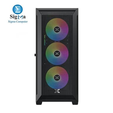 Xigmatek Master X II Pro ARGB + X-Power 750W: ATX case, 410mm GPU clearance, 360mm radiator support, 750W 80 Plus White PSU - View 2