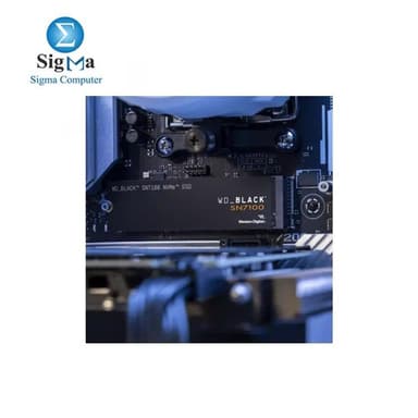 WD_BLACK SN7100 1TB NVMe SSD by Western Digital — PCIe Gen4, 7,250MB/s read, 6,900MB/s write, 3-year warranty, - View 3