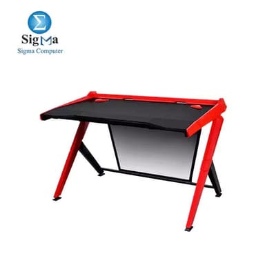 DXRACER GAMING DESK – BLACK/RED - View 5