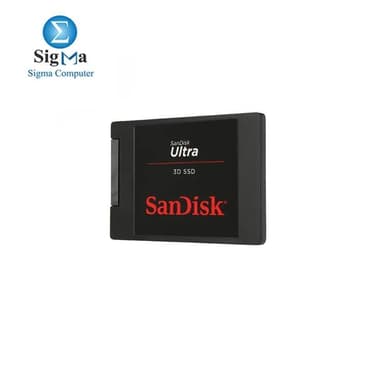 SanDisk Ultra 3D NAND 2TB Internal SSD - SATA III 6 Gb/s, 2.5"/7mm, Up to 560 MB/s - SDSSDH3-2T00-G25 - View 1