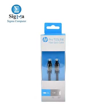 HP Pro TOSLINK Fibre Optic Cable Black 1.5m - View 2