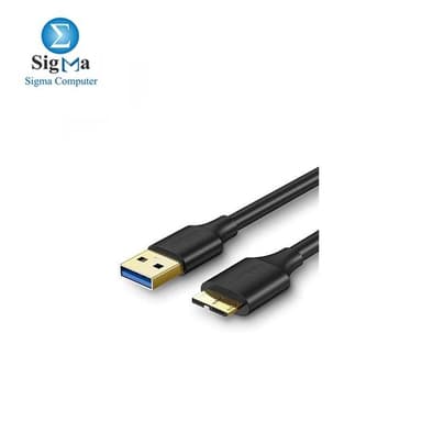 UGREEN 10841 US130 USB 3.0 A Male to Micro USB 3.0 Male 1m Cable -Black - View 2