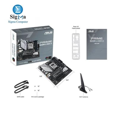 ASUS PRIME B650M-A WIFI II Socket AM5 LGA 1718 Motherboard - View 6