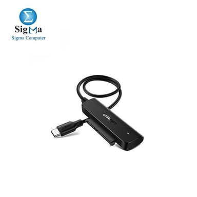 Ugreen adapter 2.5 '' SATA III 3.0 HDD SSD - USB Type C 3.2 Gen 1 (SuperSpeed USB 5 Gbps) adapter black 70610 - View 1