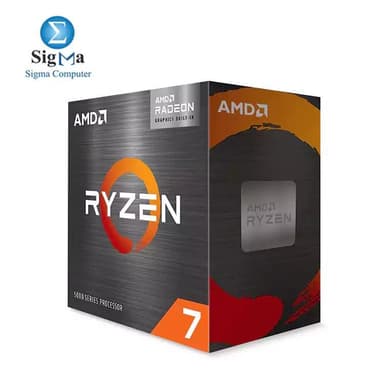 CPU-AMD-RYZEN 7 5700G - 8-core, 16-thread desktop processor with Radeon graphics - View 1