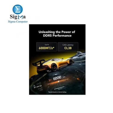 Lexar THOR OC DDR5 RAM 32GB Kit (2x16GB) 6000 MHz, DRAM 288-Pin UDIMM Desktop Memory, DDR5 High-Performance Gaming Computer Memory Support Intel XMP 3.0/AMD EXPO, On-die ECC, 1.35V(LD5U16G60C38LG-RGD) - View 2